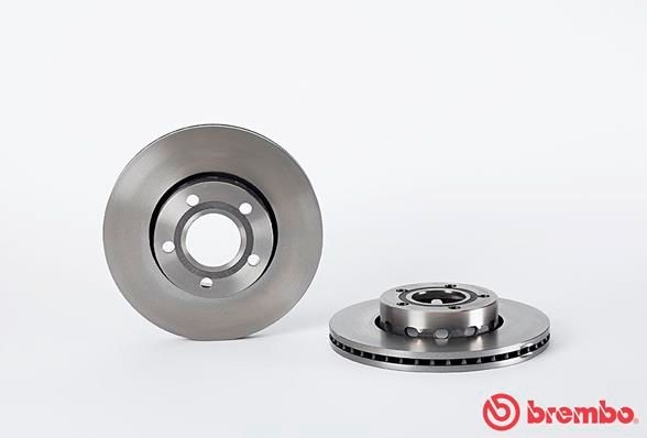 BREMBO 09.5724.20: Bromsskiva PRIME LINE Ø: 276mm, ventilerad invändigt, Ø: 276mm Prime