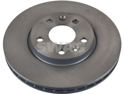 SWAG 33 10 0915: Stabdžių diskas priekinė ašis, Ø: 296mm, vidinis ventiliavimas, Ø: 296mm, padengta
