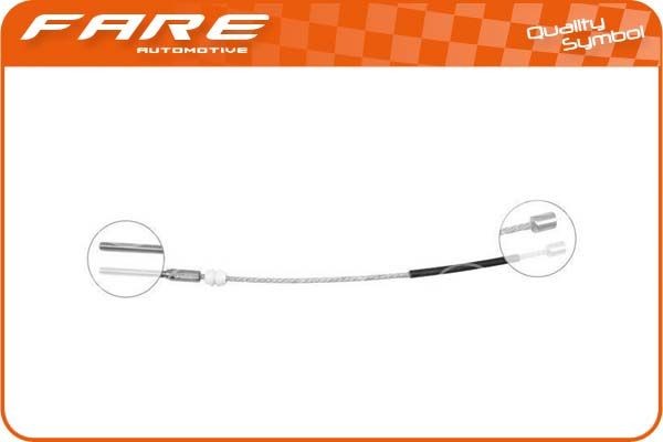 FARE SA 18650: Handremkabel Voor, 330mm