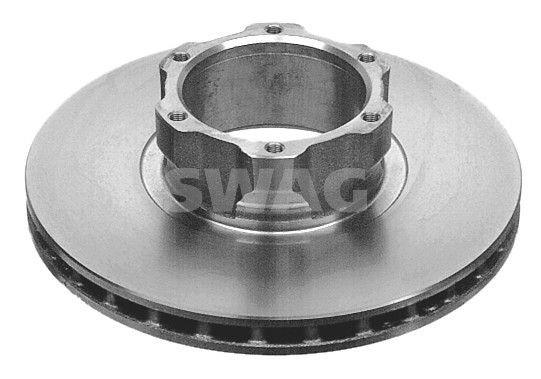 SWAG 33 10 7364: Stabdžių diskas priekinė ašis, Ø: 324mm, vidinis ventiliavimas, Ø: 324mm, padengta