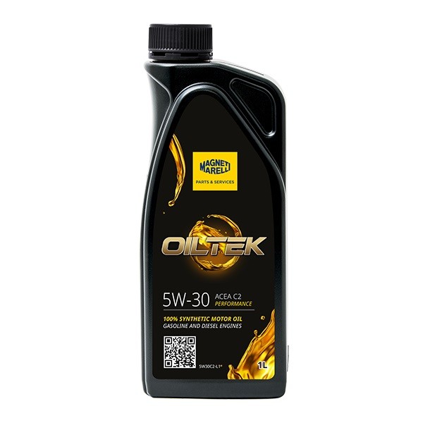 MAGNETI MARELLI 140550070994: Huile moteur 1I, 5W-30 Oiltek, Performance C2