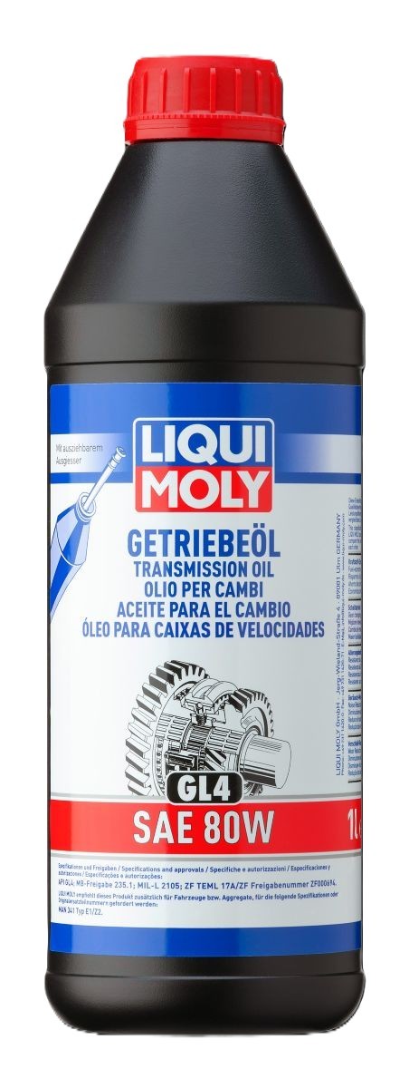 LIQUI MOLY 1020: Versnellingsbakolie GL4
