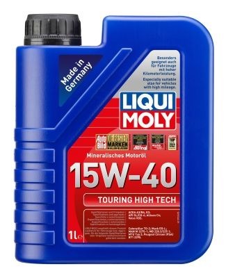 LIQUI MOLY 1095: Motoröl 1l, 15W-40 Touring High Tech