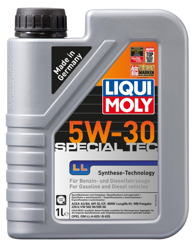 LIQUI MOLY 1192: Ulei de motor 1I, 5W-30 Special Tec, LL