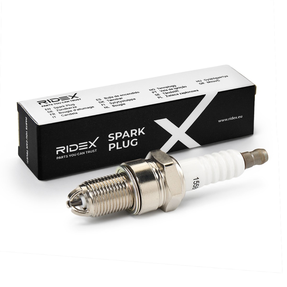 RIDEX 686S0512: Bougie Sleutelwijdte: 20,8, Met vlakke zitting