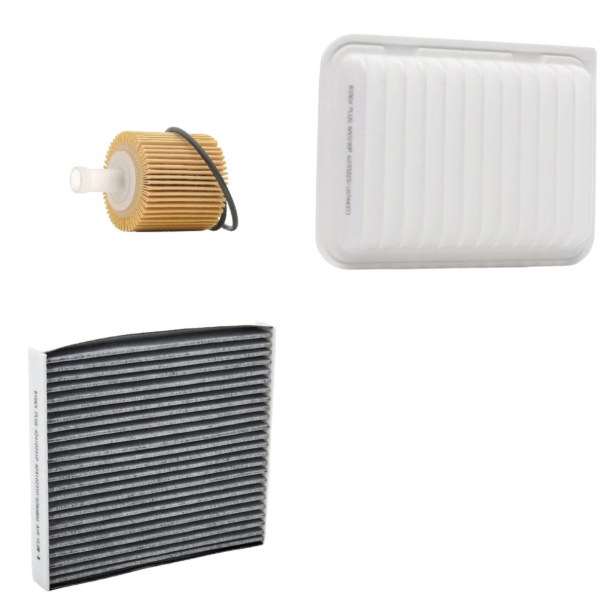 RIDEX PLUS 4055F20272P: Комплект филтри