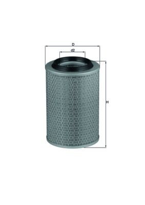 MAHLE LX 46: Filtro aria