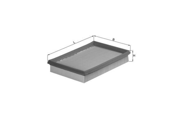 MAHLE LX 675: Vzduchový filtr