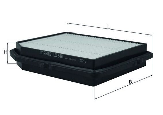 MAHLE LX 849: Luchtfilter