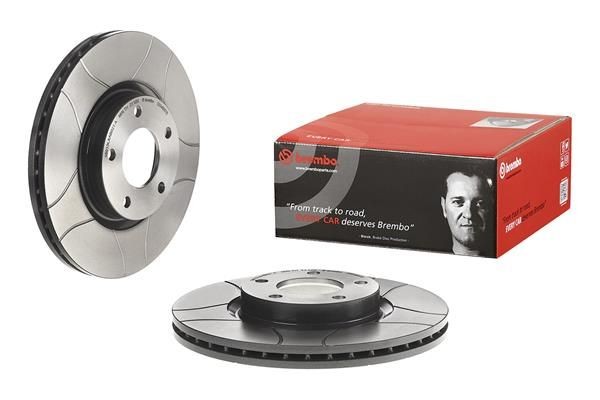 BREMBO 09.9468.76: Brzdový kotúč Ø: 300mm, s vnútorným chladením, drazkovany, Ø: 300mm, potiahnutá Xtra