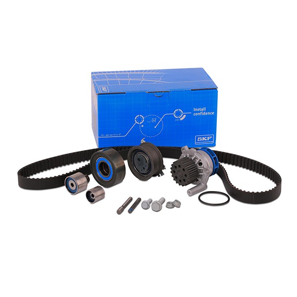 SKF VKMC 01148-2: Kit de distribution + pompe à eau Nbr. dents: 160, avec joints, avec goujon fileté