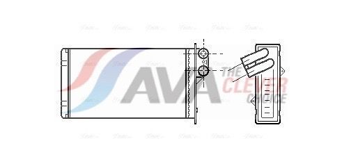 AVA COOLING SYSTEMS PEA6118: Kachelradiateur, interieurverwarming Zonder pijp