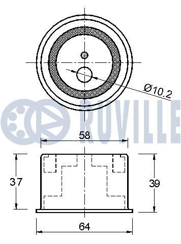 RUVILLE 325401: Motorophæng