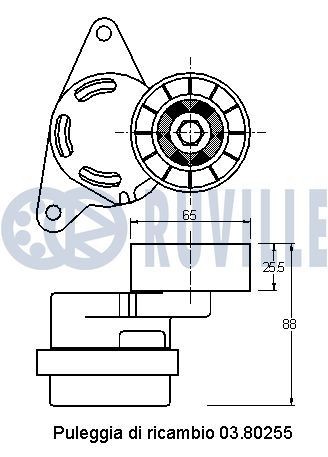 RUVILLE 325025: Motorophæng