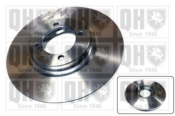 QUINTON HAZELL BDC3351: Brzdový kotúč Ø: 232mm, plný, Ø: 232mm