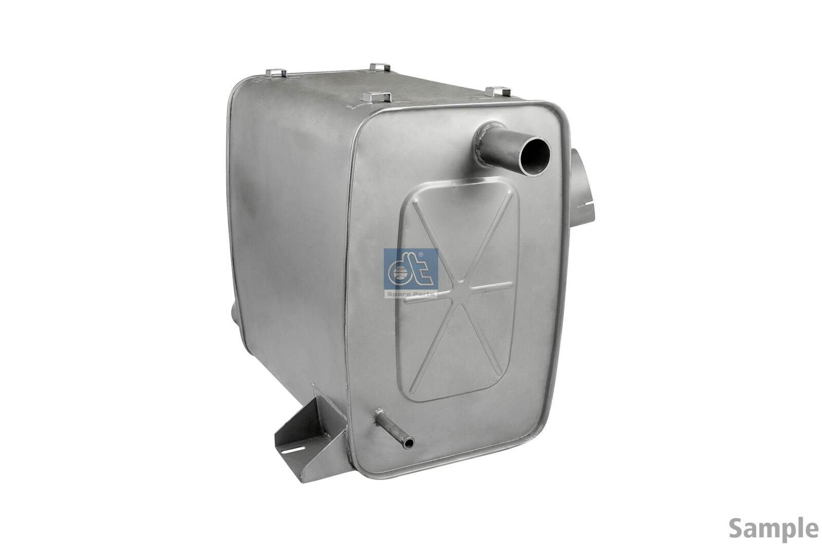DT Spare Parts 4.68531: Stredni- / zadni tlumic vyfuku