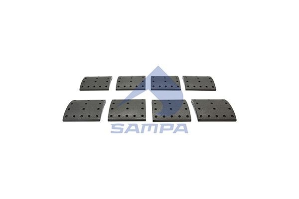 SAMPA 096.643: Zestaw szczęk hamulcowych, hamulce bębnowe