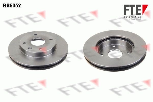 FTE BS5352: Disc de frână Ř: 256mm, ventilat interior, Ř: 256mm