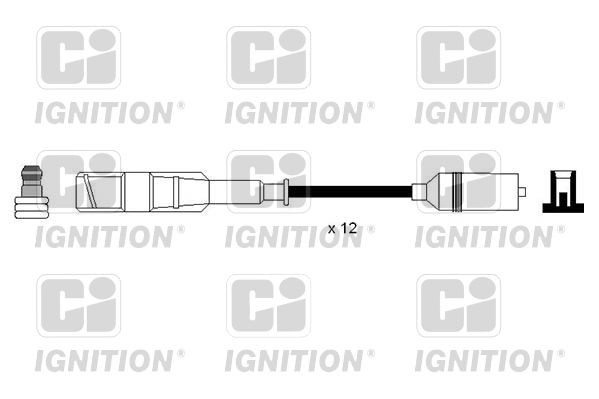 QUINTON HAZELL XC1137: Kit cavi candele 120mm, CI