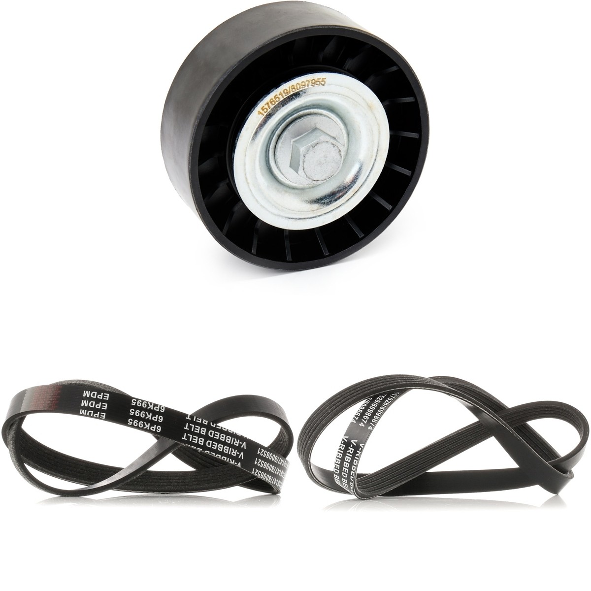 RIDEX 542R0803: Set curea transmisie cu caneluri