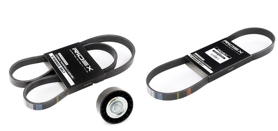 RIDEX 542R0869: Set curea transmisie cu caneluri