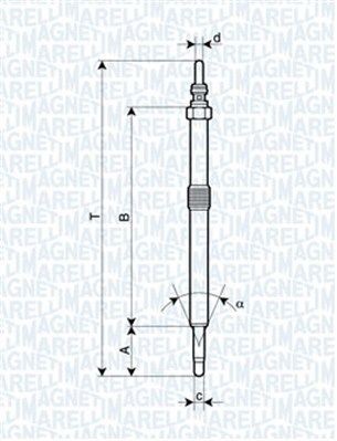 MAGNETI MARELLI 062900026304: Candeletta