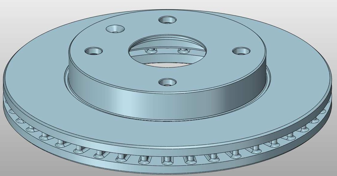 MIKODA 2714: Disc de frână Ř: 256mm, ventilat interior, Ř: 256mm