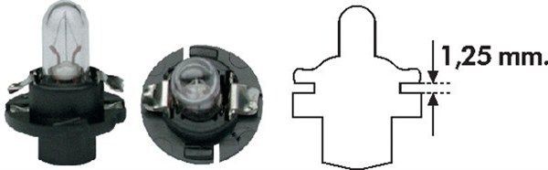 MAGNETI MARELLI 002053000000 Glühlampe, Instrumentenbeleuchtung STANDARD