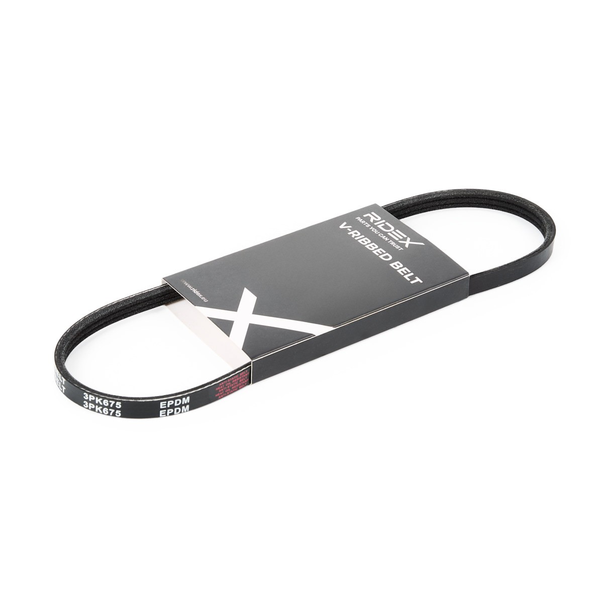 RIDEX 305P0002: Curea transmisie cu caneluri 675mm, Numar nervuri: 3