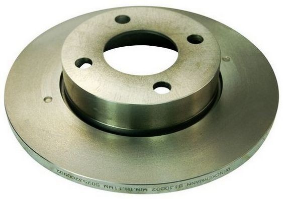 DENCKERMANN B130002: Disco de freno Ø: 256mm, macizo, Ø: 256mm