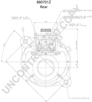 PRESTOLITE ELECTRIC 880701Z: Alternador 115A