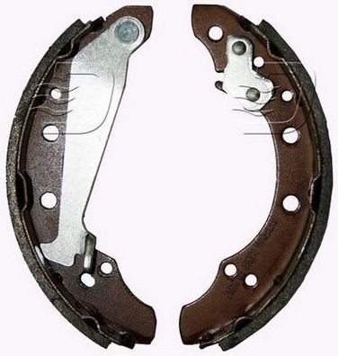 DENCKERMANN B120088: Juego de zapatas de frenos Eje trasero, 200mm, con palanca
