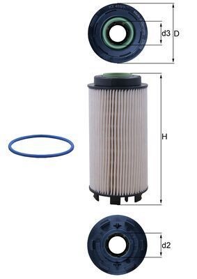 MAHLE KX 403/1D: Φίλτρο καυσίμου