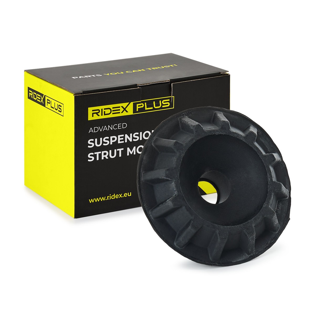 RIDEX PLUS 1180S0069P: Copela de amortiguador Eje trasero, arriba, sin rodamiento de bolas