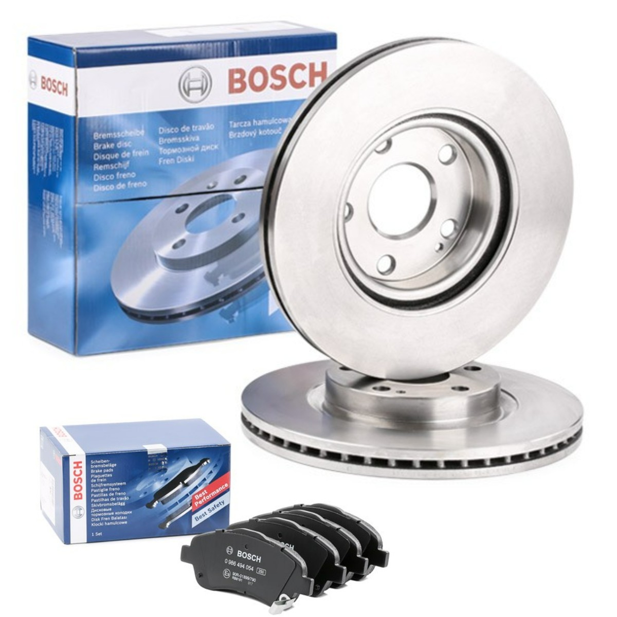 BOSCH BSH3405N0261: Kit de discos de freno y pastillas Ø: 295mm, ventilado