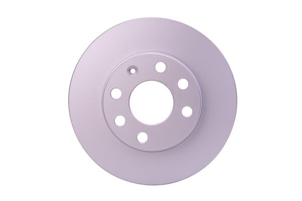 HELLA 8DD 355 100-821: Disco de freno Ø: 236mm, ventilación interna, Ø: 236mm, revestido, sin buje de rueda, sin cojinete rueda, sin perno de sujeción de rueda PRO