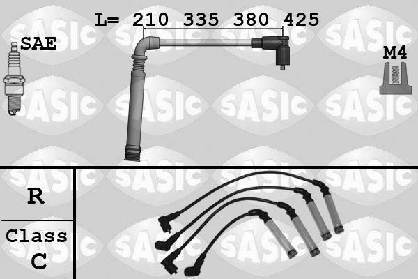 SASIC 9286085: Kit cavi candele