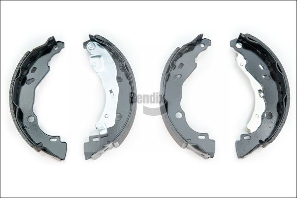 BENDIX Braking BXS1302: Juego de zapatas de frenos con accesorios, con palanca freno de mano