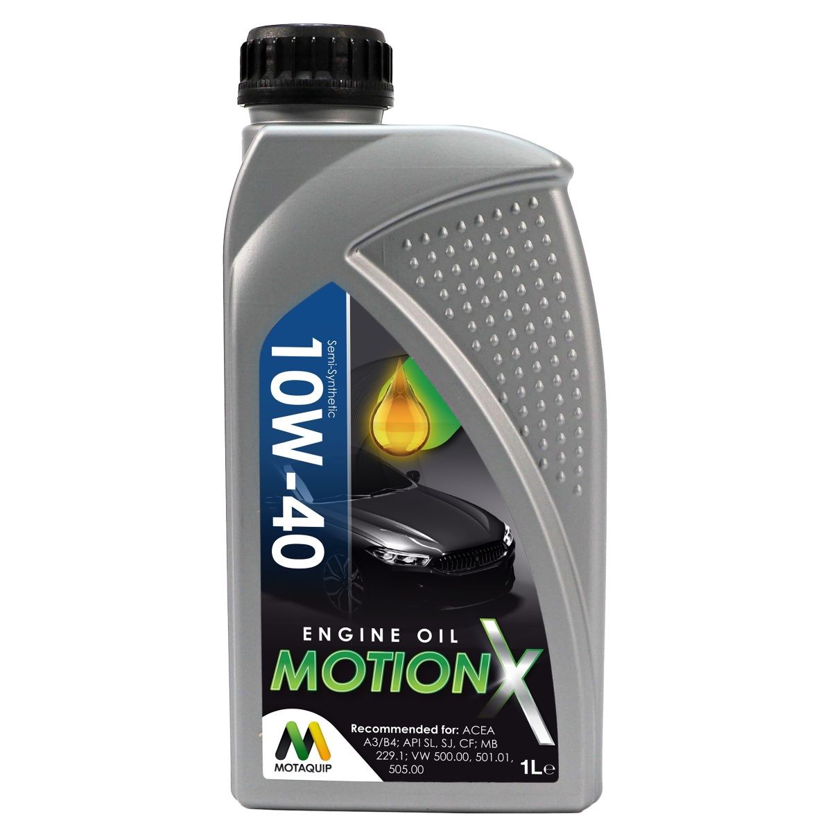 MOTAQUIP MO10W40-1: Variklio alyva MO 10W-40 1l, 10W-40 MotionX