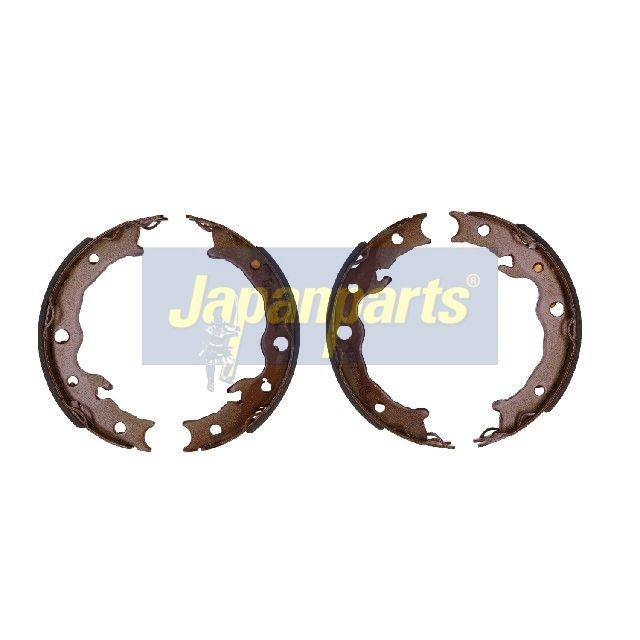 JAPANPARTS GF-714AF: Zestaw szczęk hamulcowych Oś tylna, 170[mm]