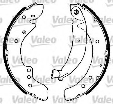 VALEO 553774: Kit frenos, disco de tambor Eje trasero, con cilindro de freno de rueda