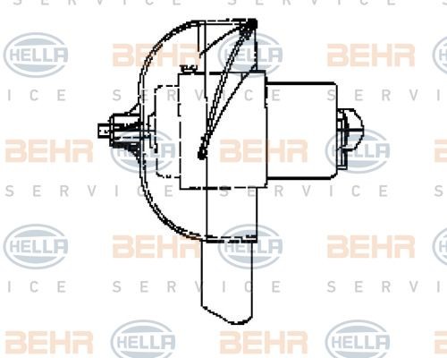 BEHR HELLA SERVICE 8EW 009 160-321 Innenraumgebläse BEHR HELLA SERVICE *** PREMIUM LINE ***