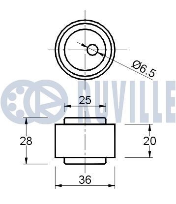 RUVILLE 915189: Traggelenk Vorderachse