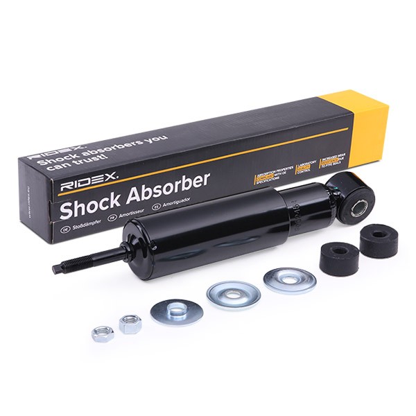 RIDEX 854S0821 Stoßdämpfer Vorderachse, Öldruck, Teleskop-Stoßdämpfer, mit Zubehör