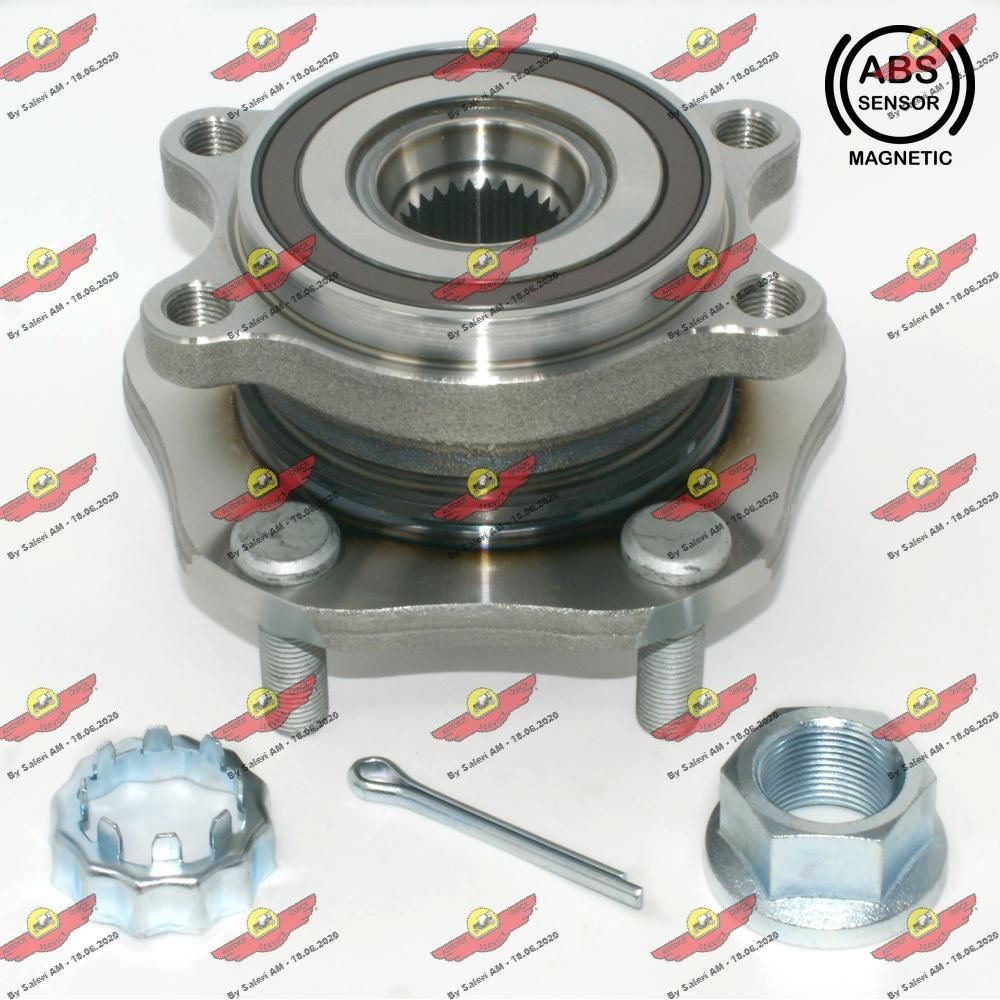 AUTOKIT 01.98253: Hjullagersats med inbyggd magnetisk sensorring