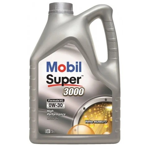 MOBIL 153695: Variklio alyva MOBIL SUPER 3000 FORMULA VC 0W-30 5l, 0W-30 Super, 3000 Formula VC