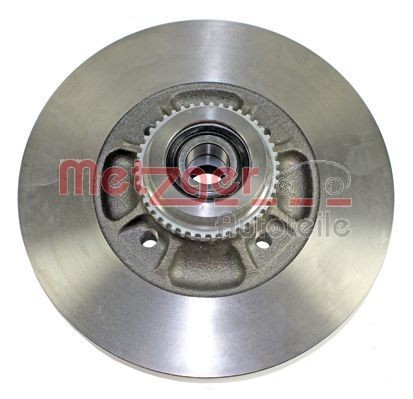 METZGER 6111049: Disco de freno Eje trasero, Ø: 238mm, macizo, Ø: 238mm, con cojinete rueda incorporado, con anillo sensor magnético incorporado