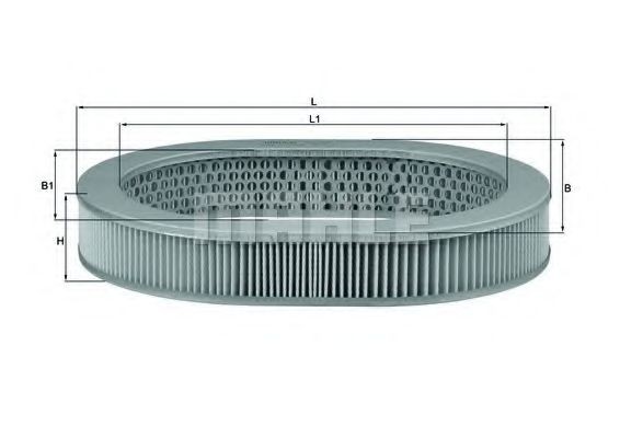 MAHLE LX 1043: Въздушен филтър