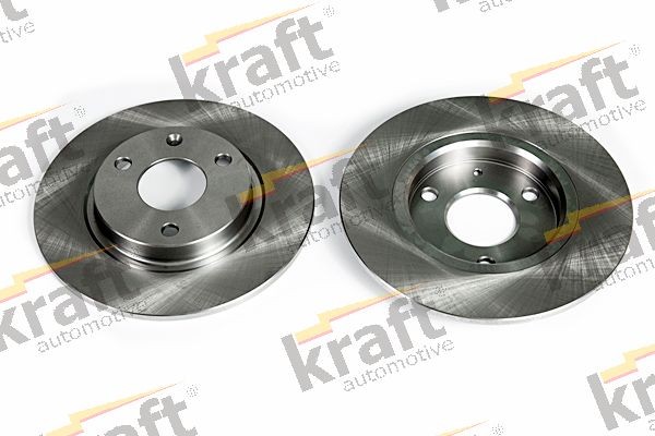 KRAFT 6045530: Disco de freno Ø: 238mm, macizo, Ø: 238mm