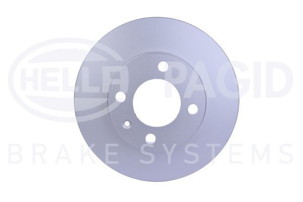 HELLA PAGID 8DD 355 100-131: Brzdový kotouč PRO R: 239mm, plný, R: 239mm, nátěr, bez náboje kola, bez ložiska (kola), bez šroubů vozidlového kola
